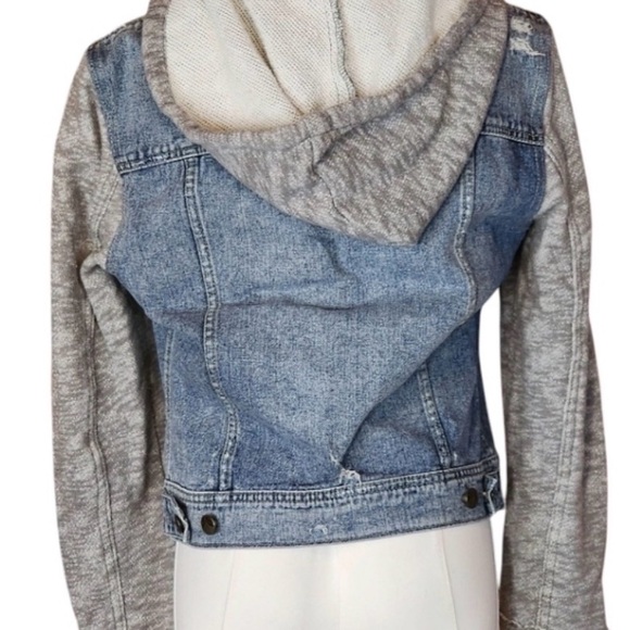 Women's Free People Denim and Gray Jacket - Picture 4 of 7